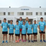 El equipo con la equipación de balonmano