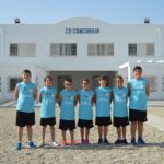 El equipo con la equipación de baloncesto