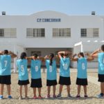 El equipo representante del CEIP Concordia en las Olimpiadas escolares 2016