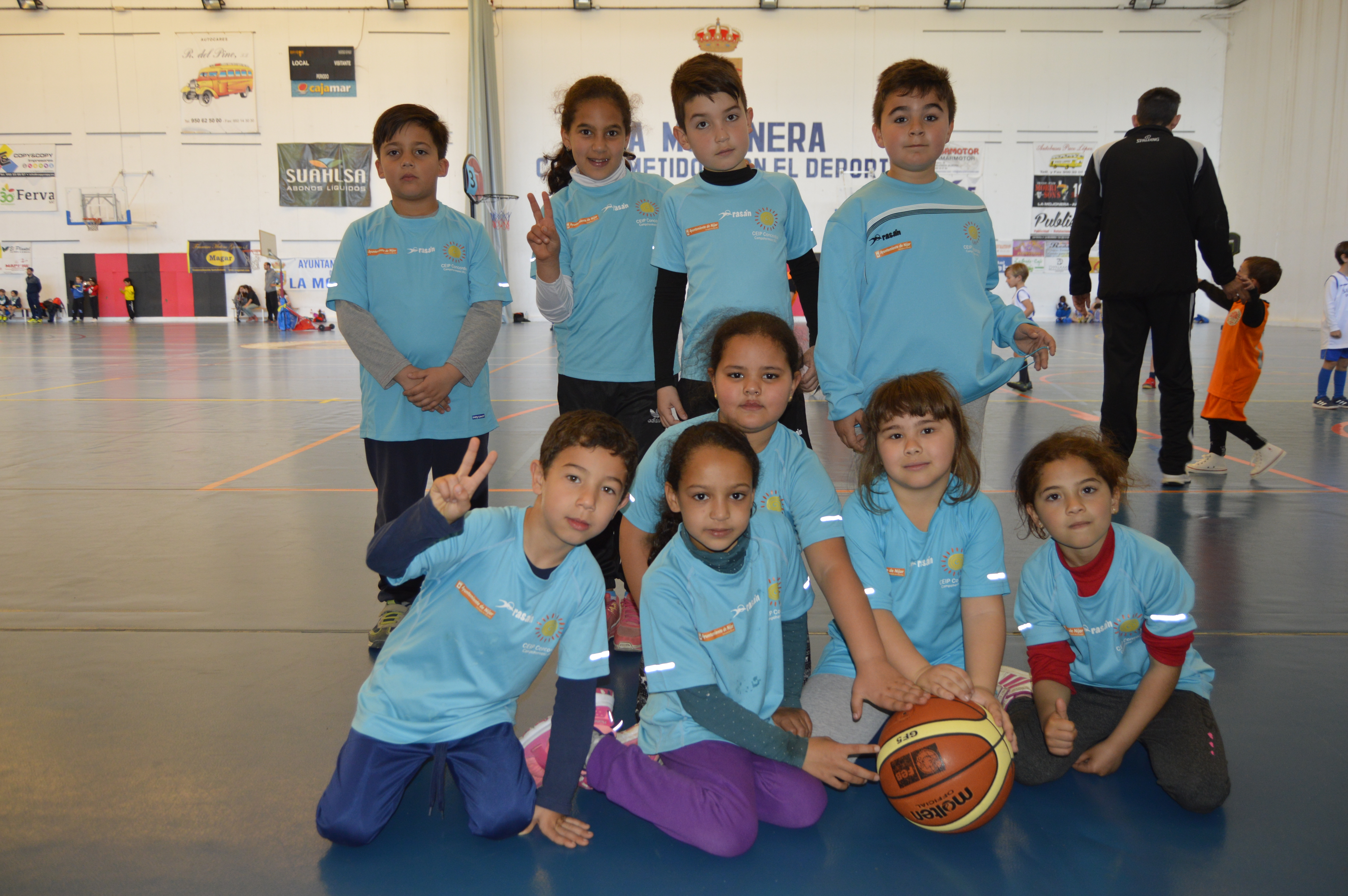 II encuentro de pequebasket en La Mojonera