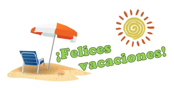 ¡felices vacaciones!