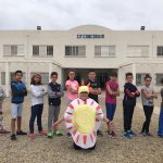 El equipo del CEIP Concordia de Campohermoso que participará en las Olimpiadas escolares 2018 en Sevilla