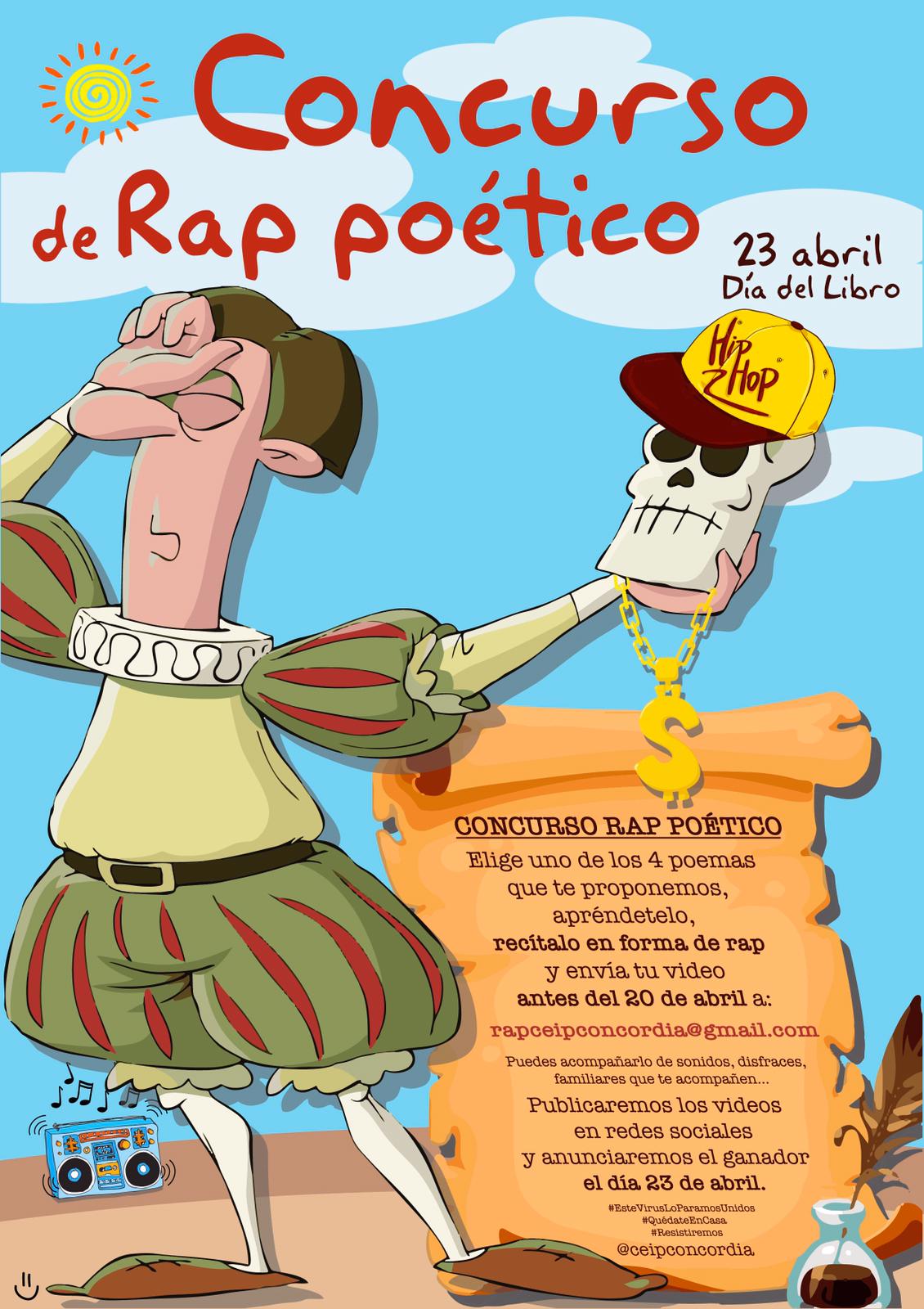 Ganador del concurso RAP POÉTICO del CEIP Concordia 2020