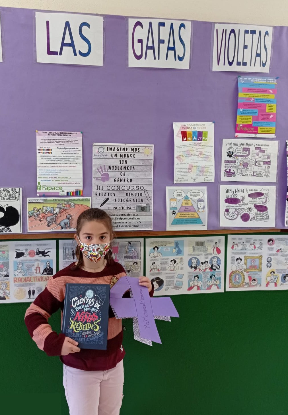 Ganadora concurso Imagine-mos un mundo sin violencia de género